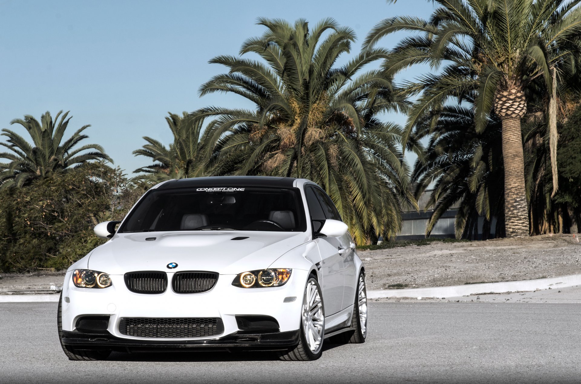 bmw e90 m3 sedan concept one white wallpaper