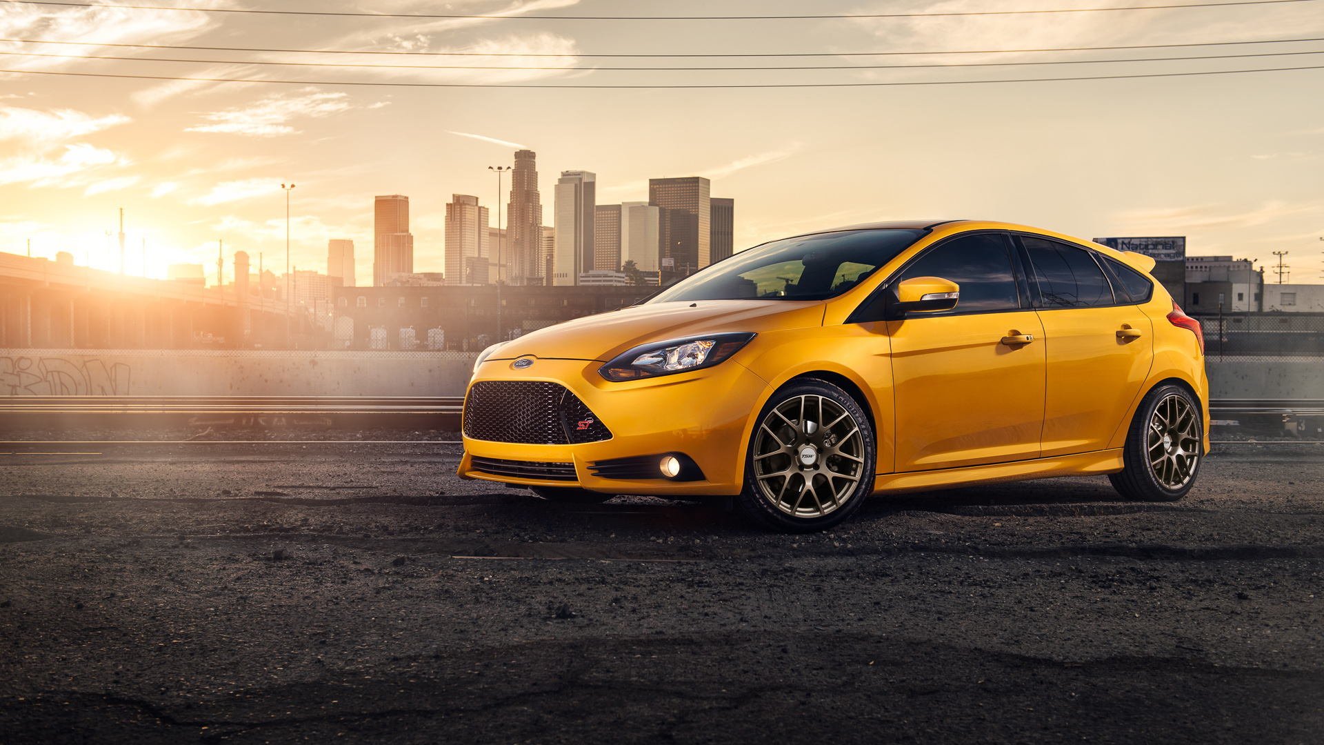 ford focus st jaune dejan sokolowski