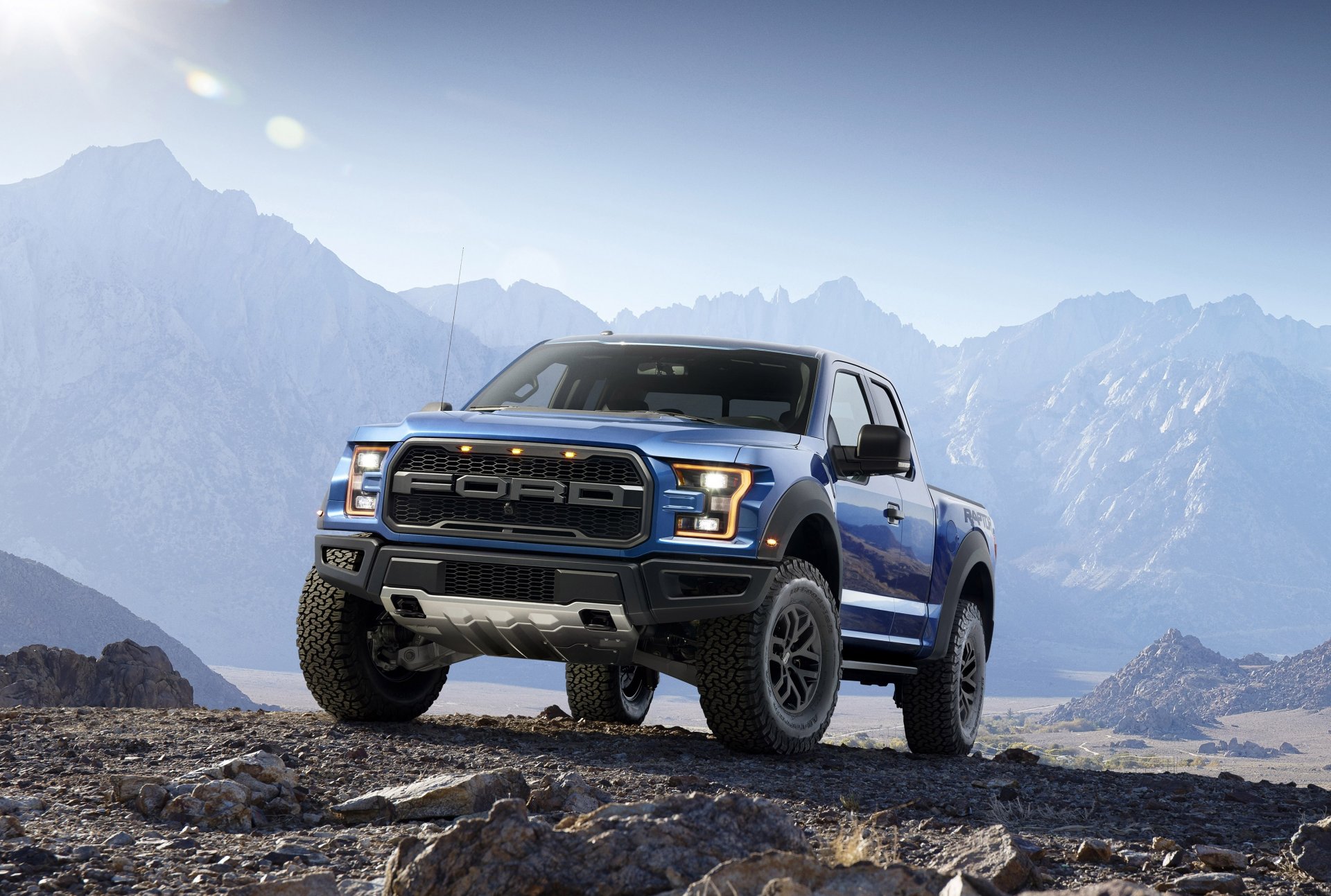 ford f-150 raptor raptor pickup vorfahre berge