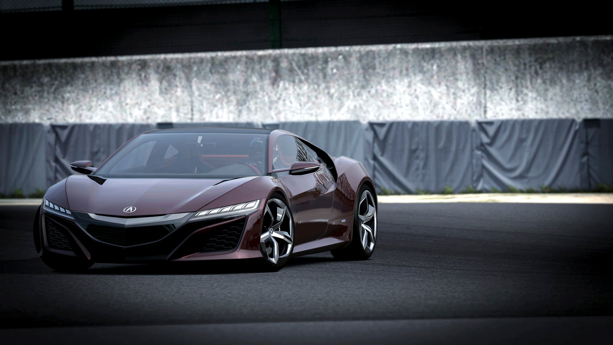 acura nsx трасса гонка