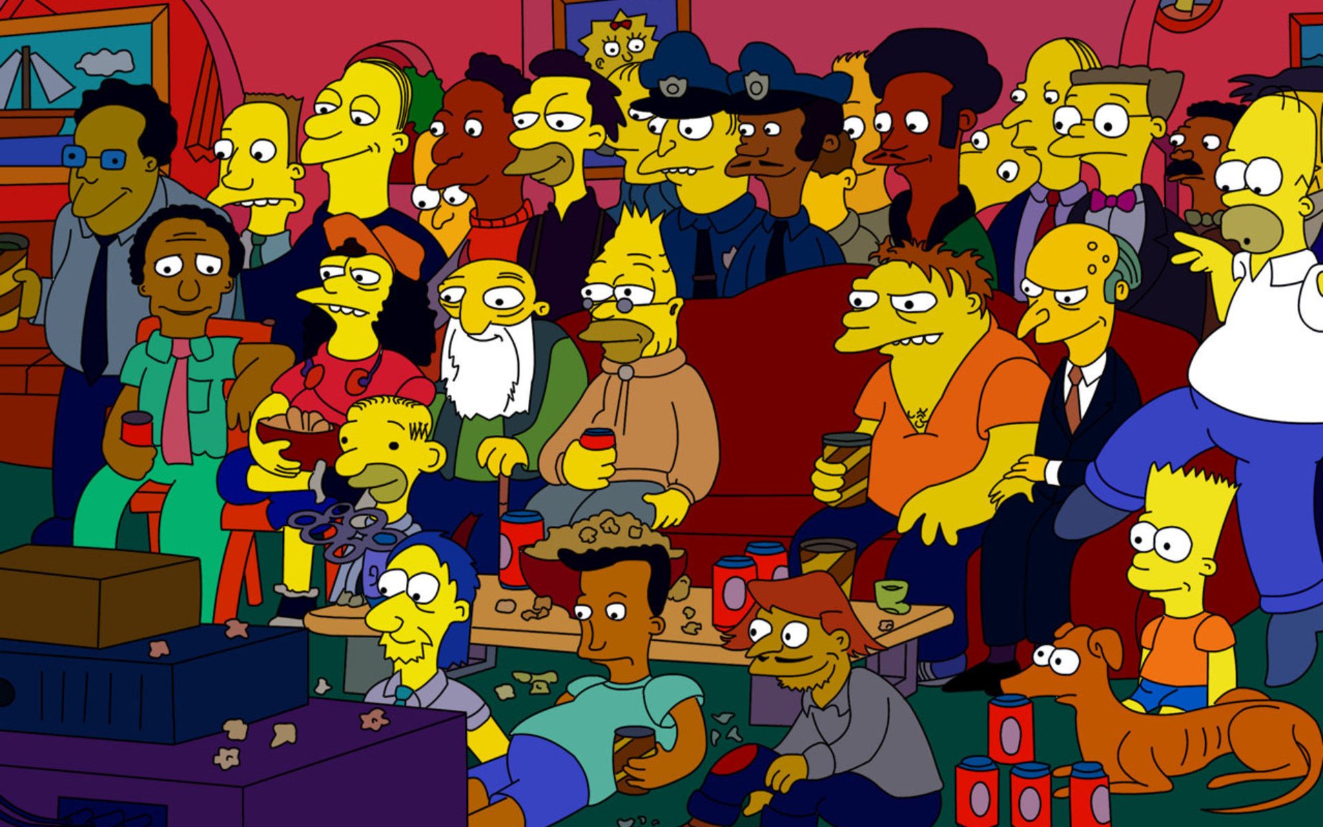 los simpsons springfield dibujos animados dibujos anime