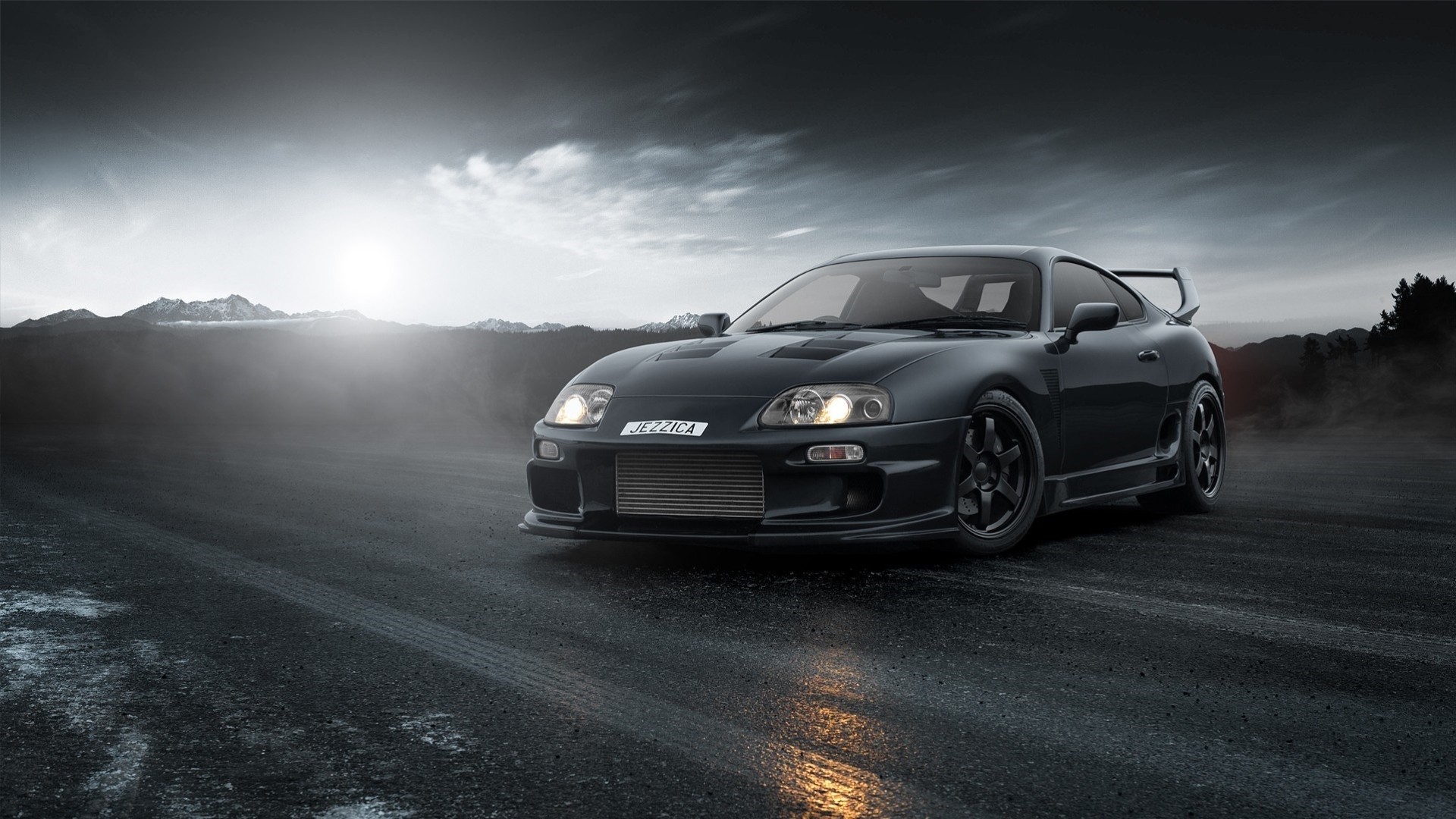 voiture toyota supra roues