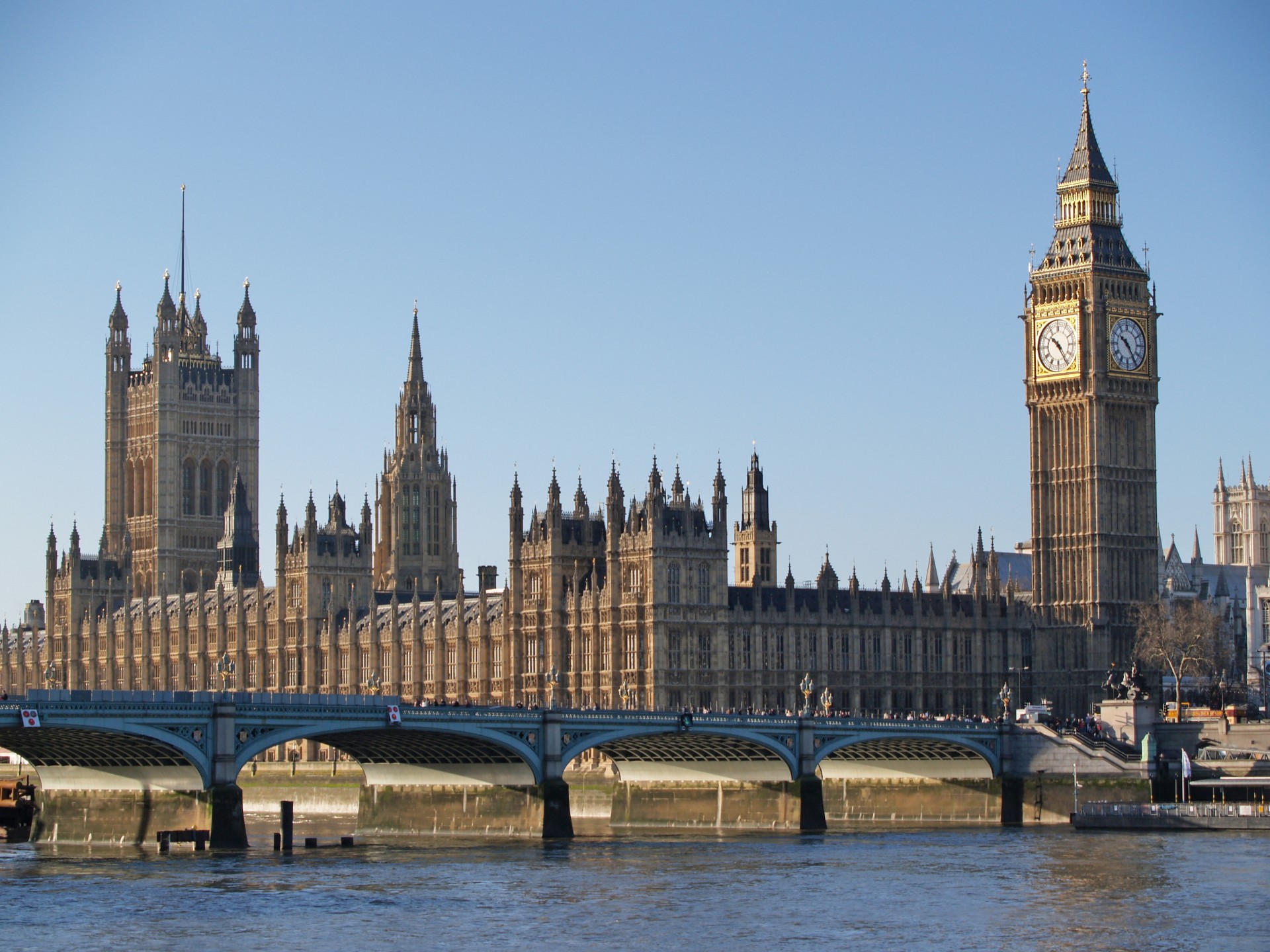 big ben londyn most rzeka