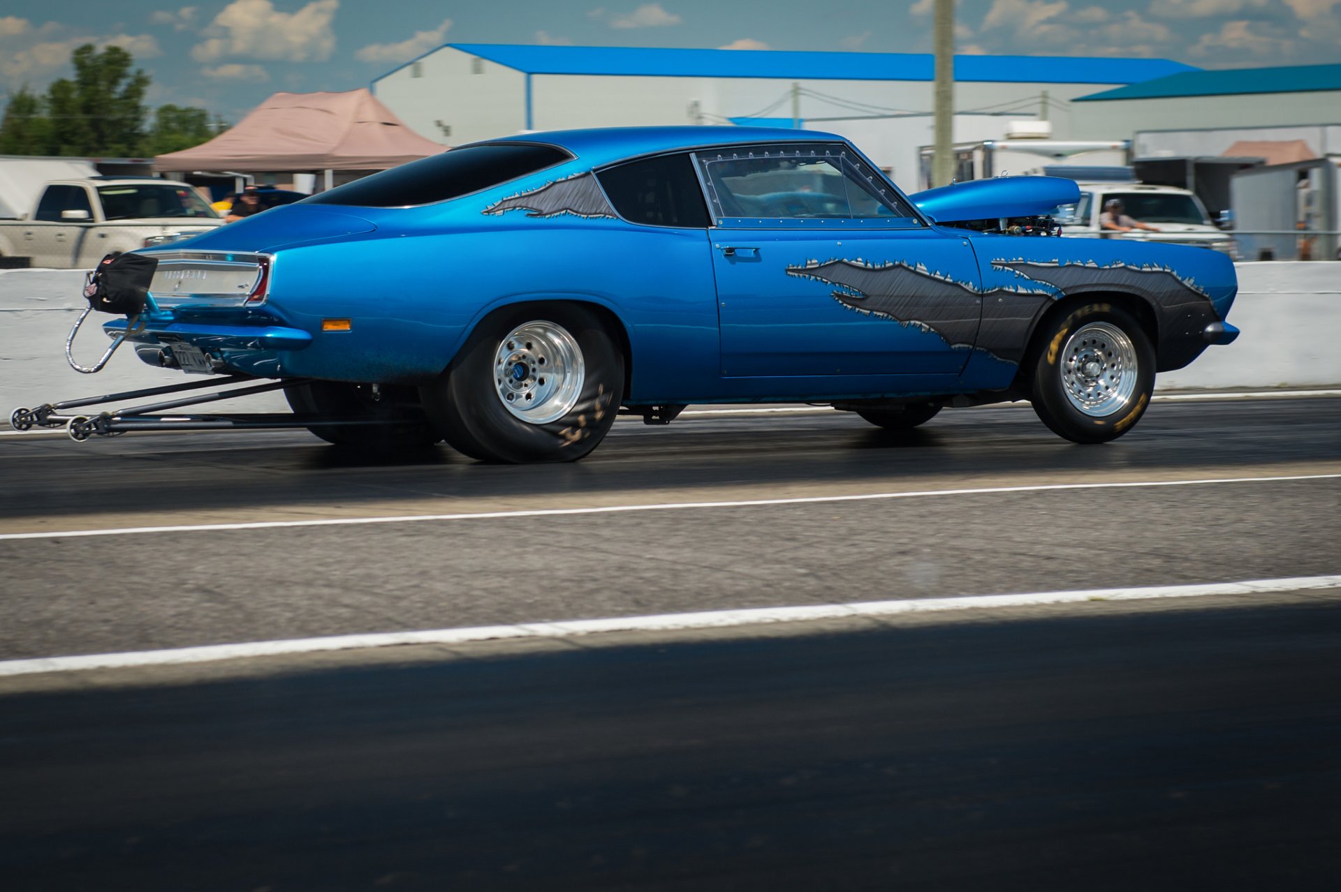 plymouth barracuda barracuda muscle car drag racing gara