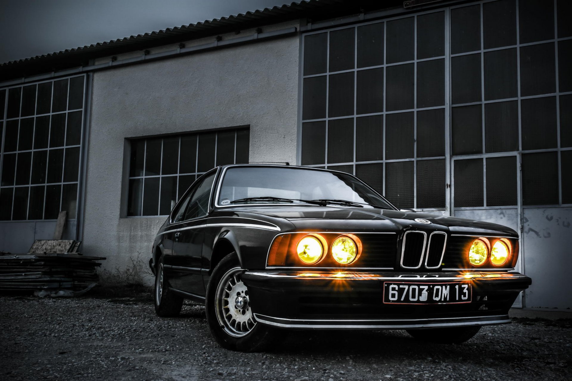 bmw 635i e24 schwarz auto klassiker