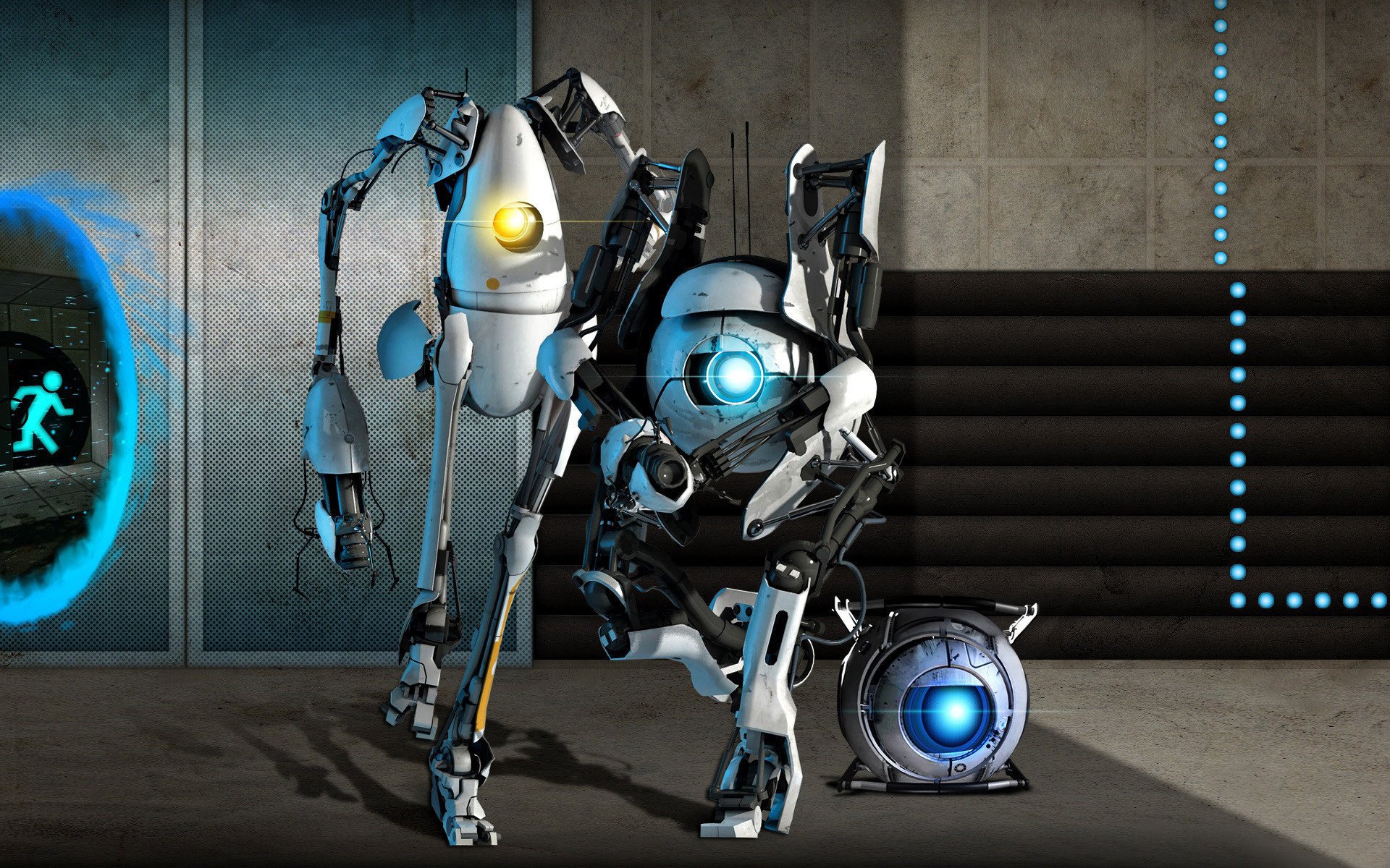 valve team portal 2 portal cyborgi androidy hi-tech