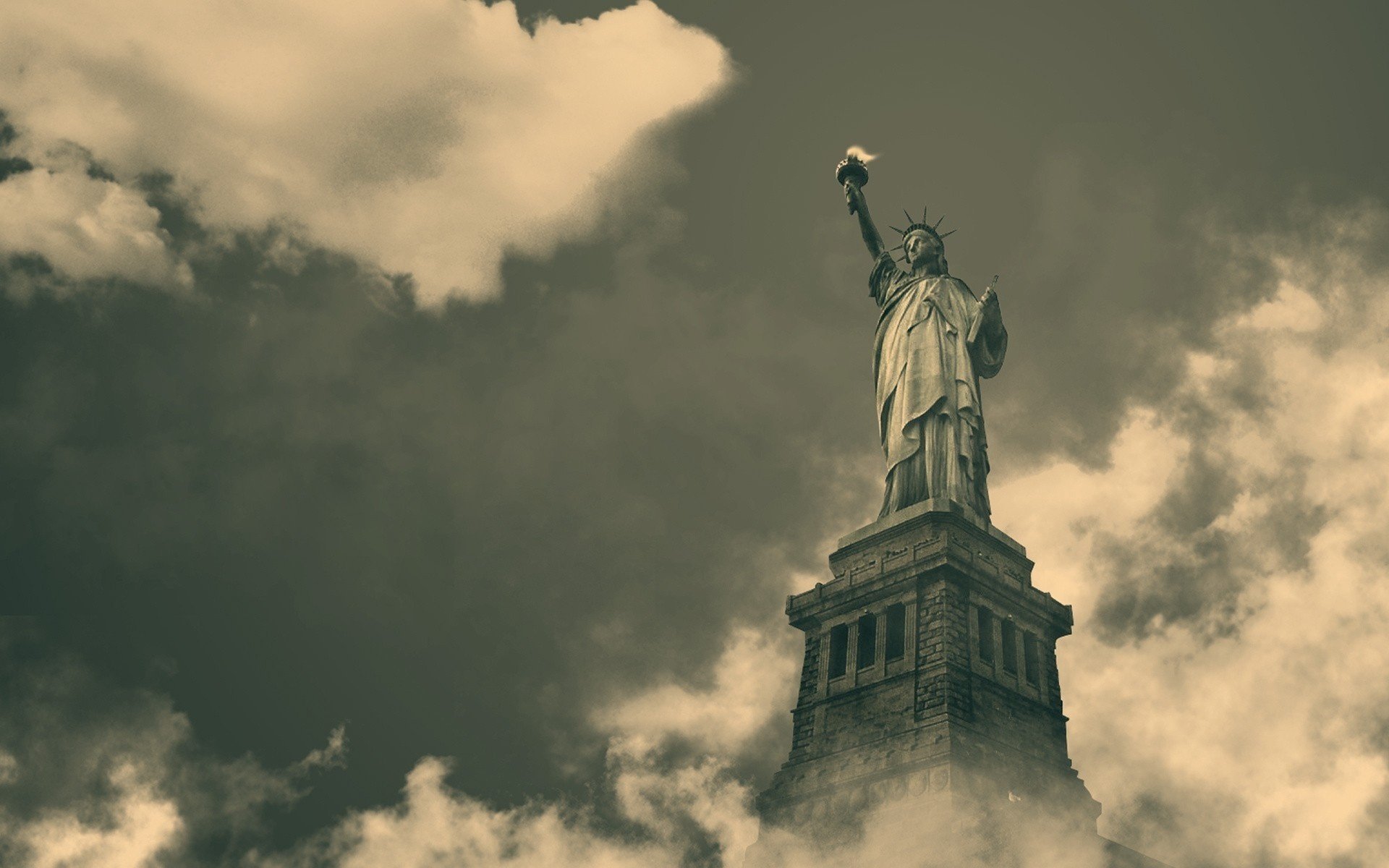 monumenti saf ceci monumenti libertà stati uniti cielo città