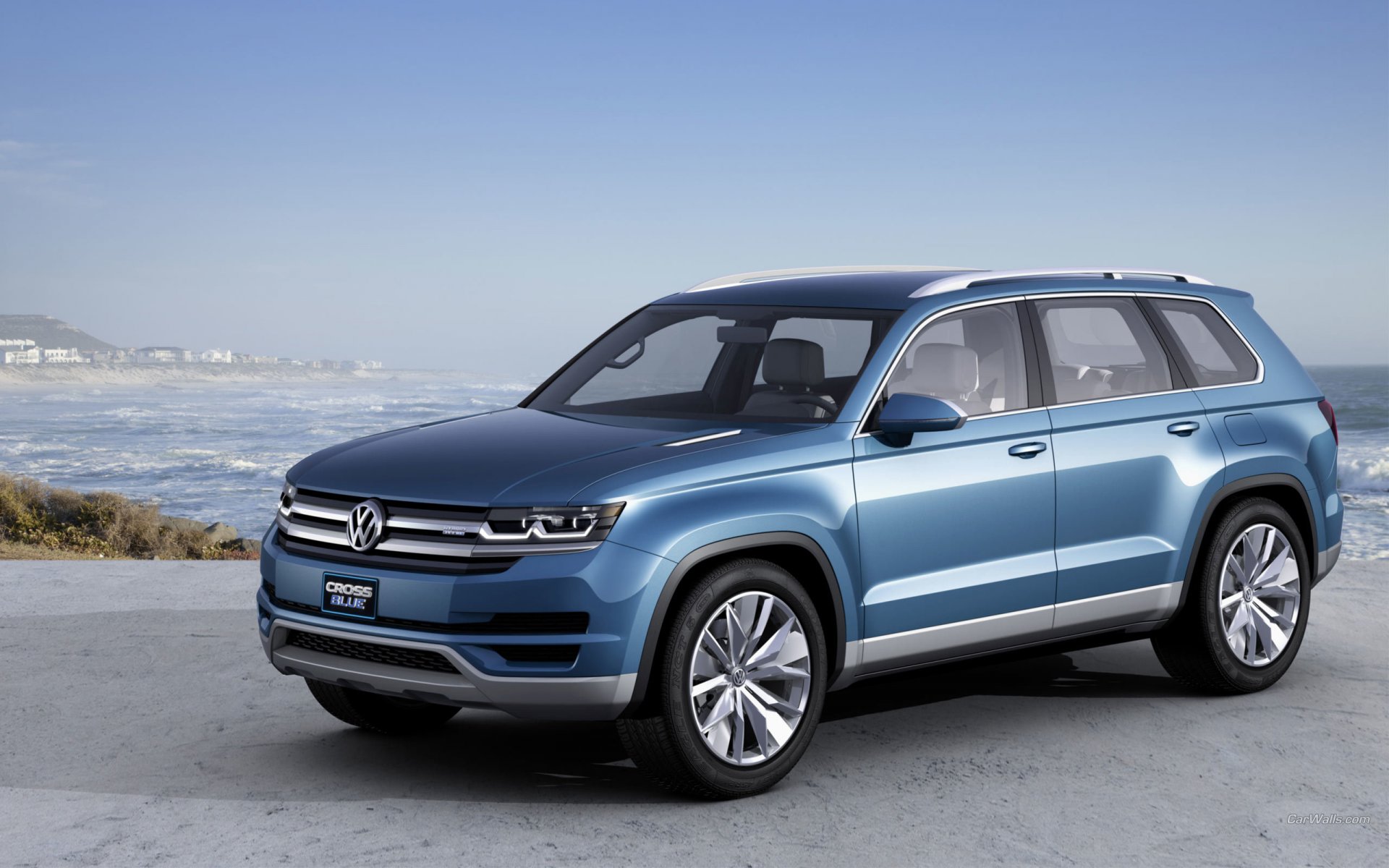 volkswagen crossblue concept niebo morze