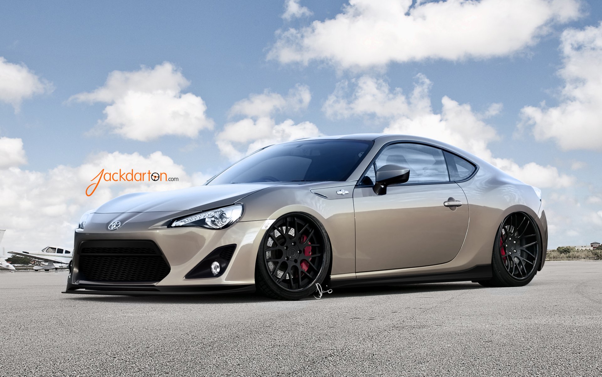 авто toyota gt86 небо дизайн