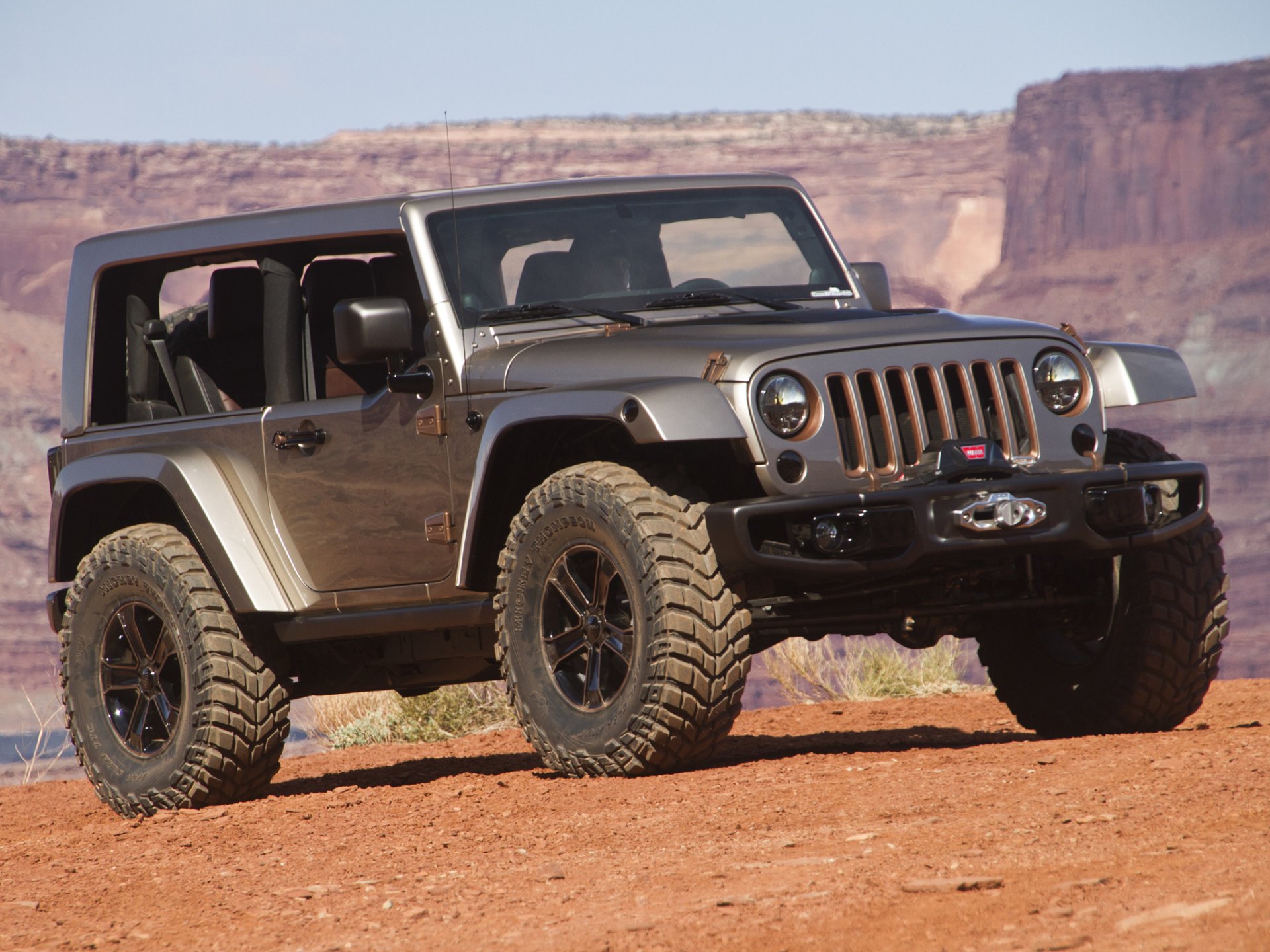 jeep wrangler flattop konzept auto suv