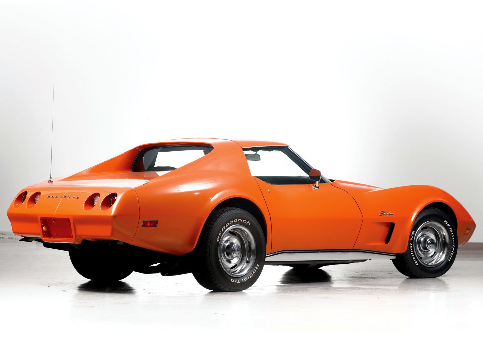 chevrolet corvette stingray auto orange