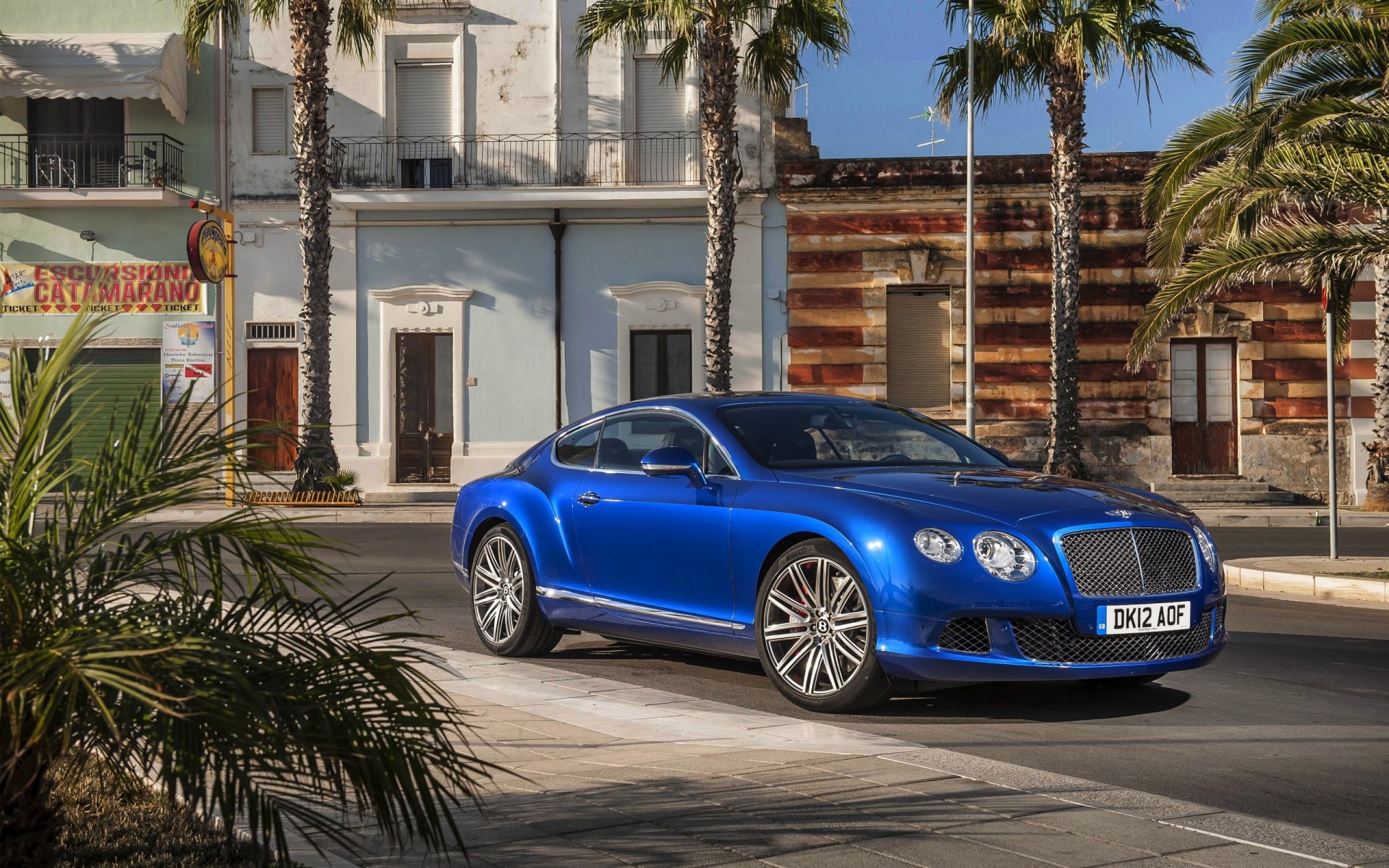 bentley kontinental gt auto blau auto cupe stadt tag