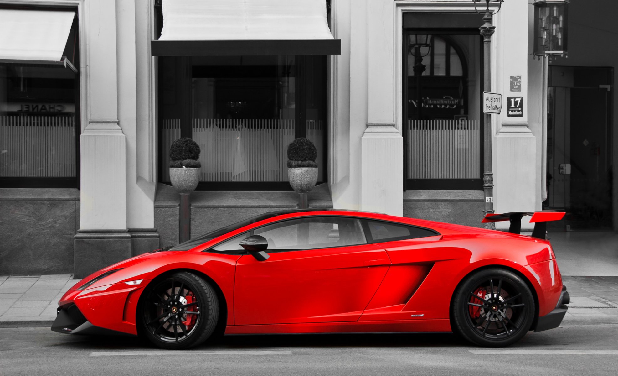 lamborghini gallardo lp570-4 super trofeo stradale rojo lamborghini gaiardo rojo