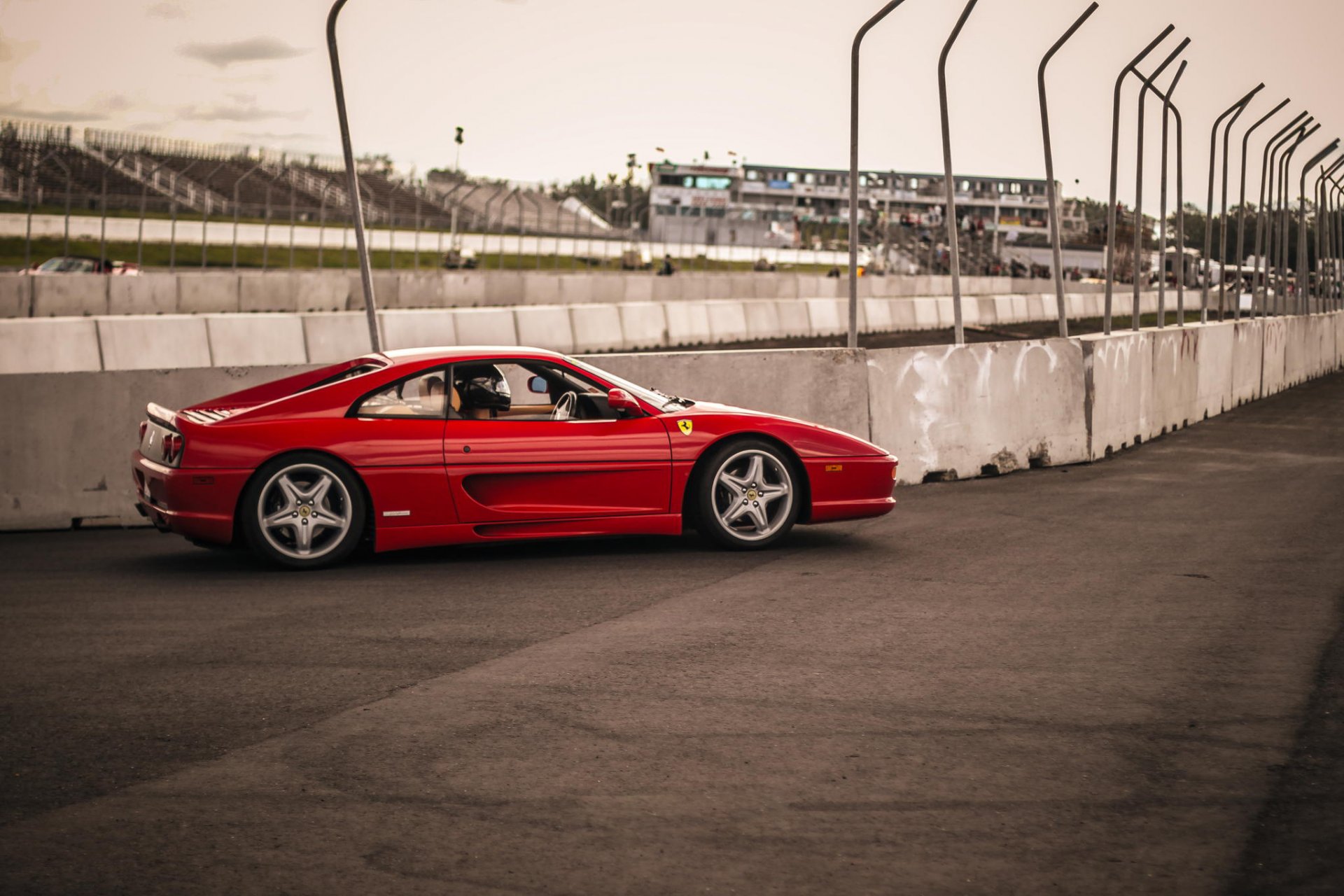 ferrari side ferrari track