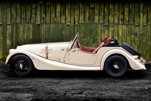 Retro. Morgan Roadster Sports Car