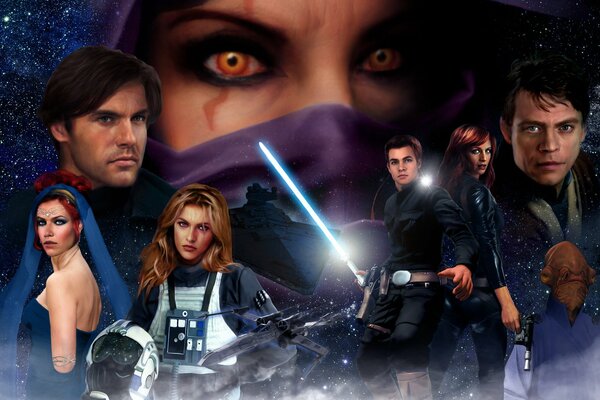 Filmschauspieler der Star Warriors-Franchise