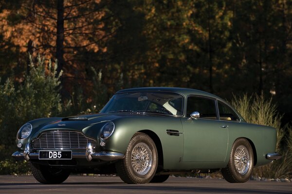 Classic British car aston martin db5