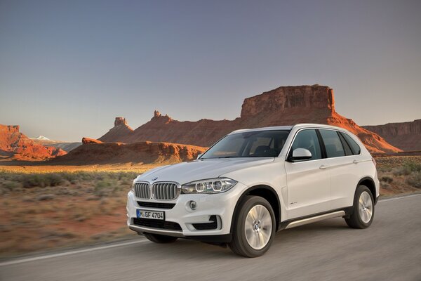 BMW SUV advertising poster