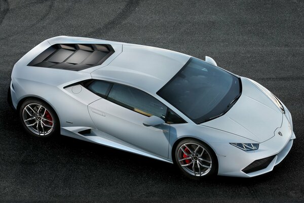 Super Car Lamborghini huracan weiß