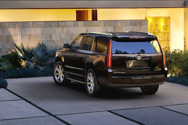 SUV Cadillac Escalade . Rückansicht