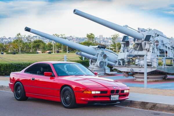 Red 1997 bmw