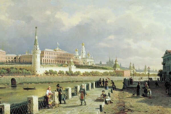 Le plus beau Kremlin sur la photo de Vereshchagin