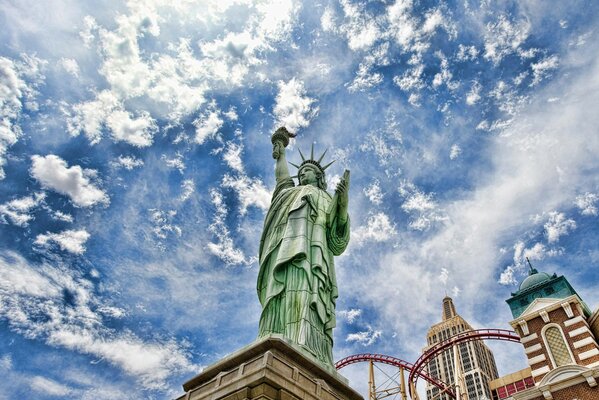 La statue de la liberté aux États-Unis est un miracle