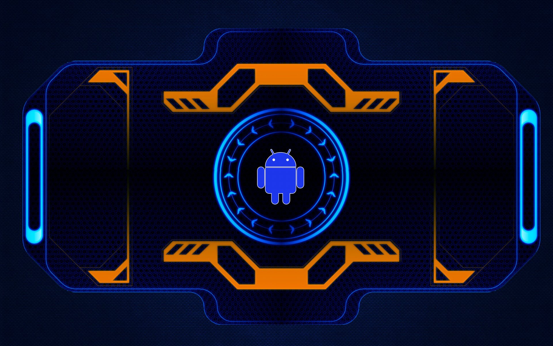 android neon orange android