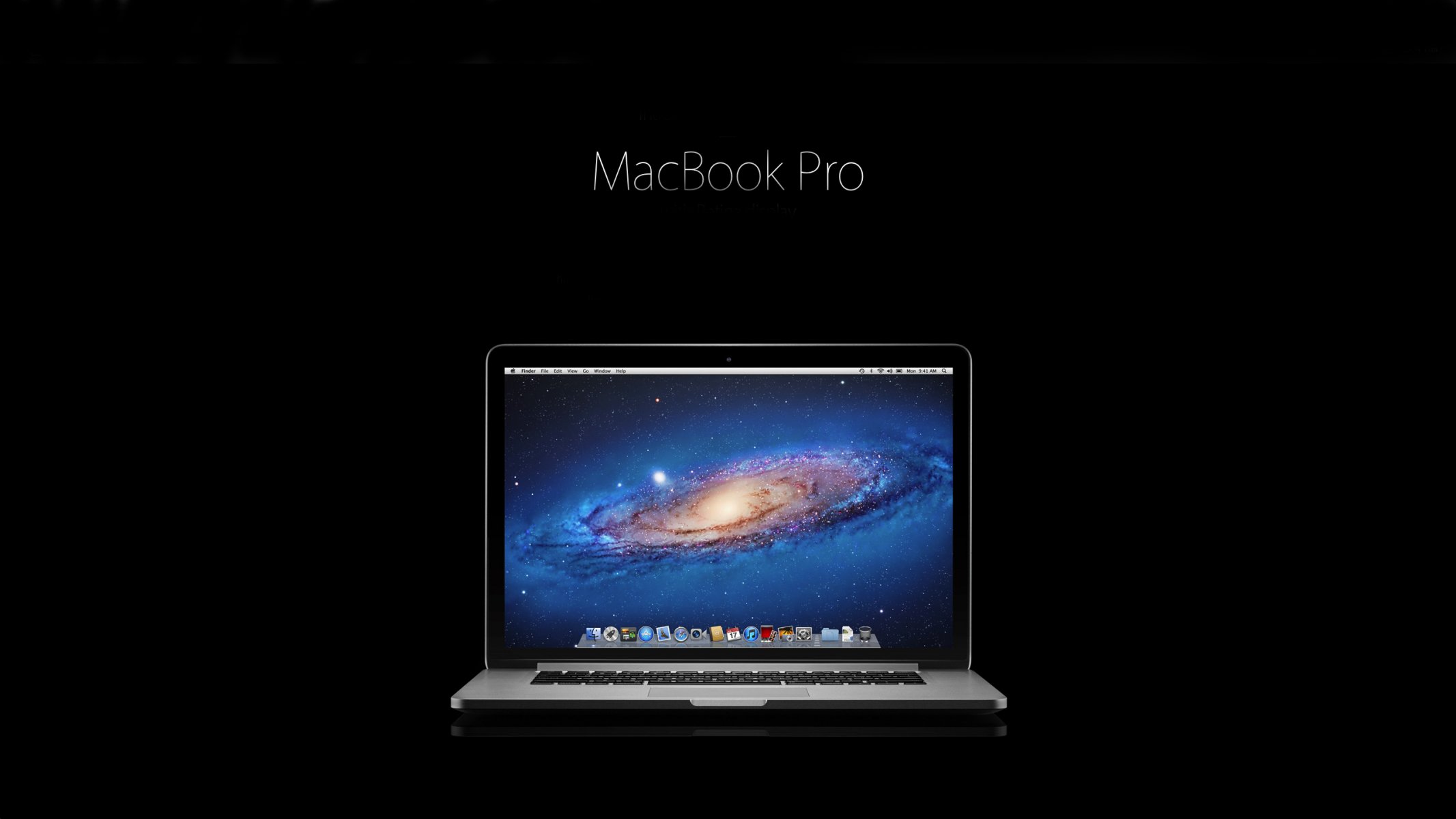 macbook pro 13-дюймовый 2011 мощный красивый галактика черный фон