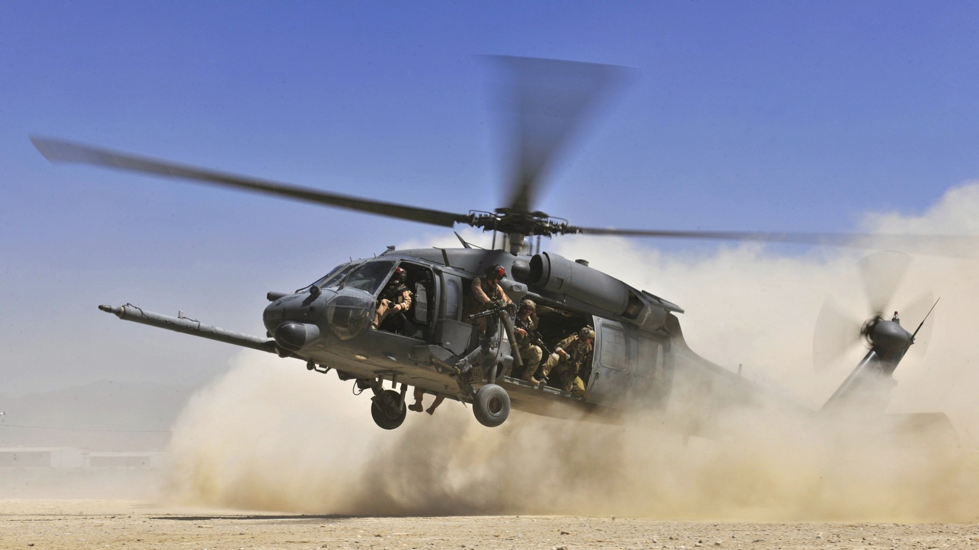 sikorsky hh-60 bleu gris hélicoptère