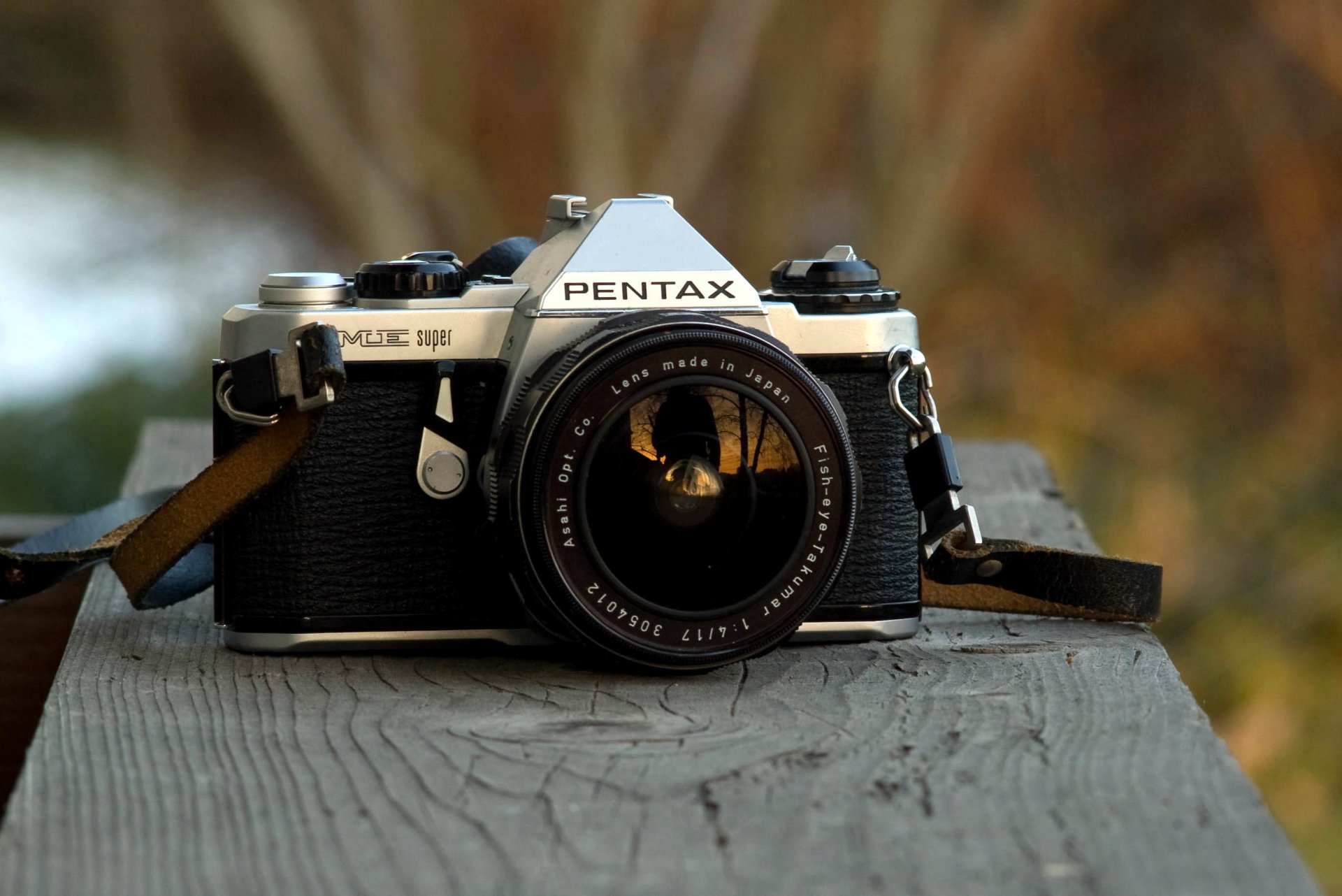 pentax me super cámara fondo