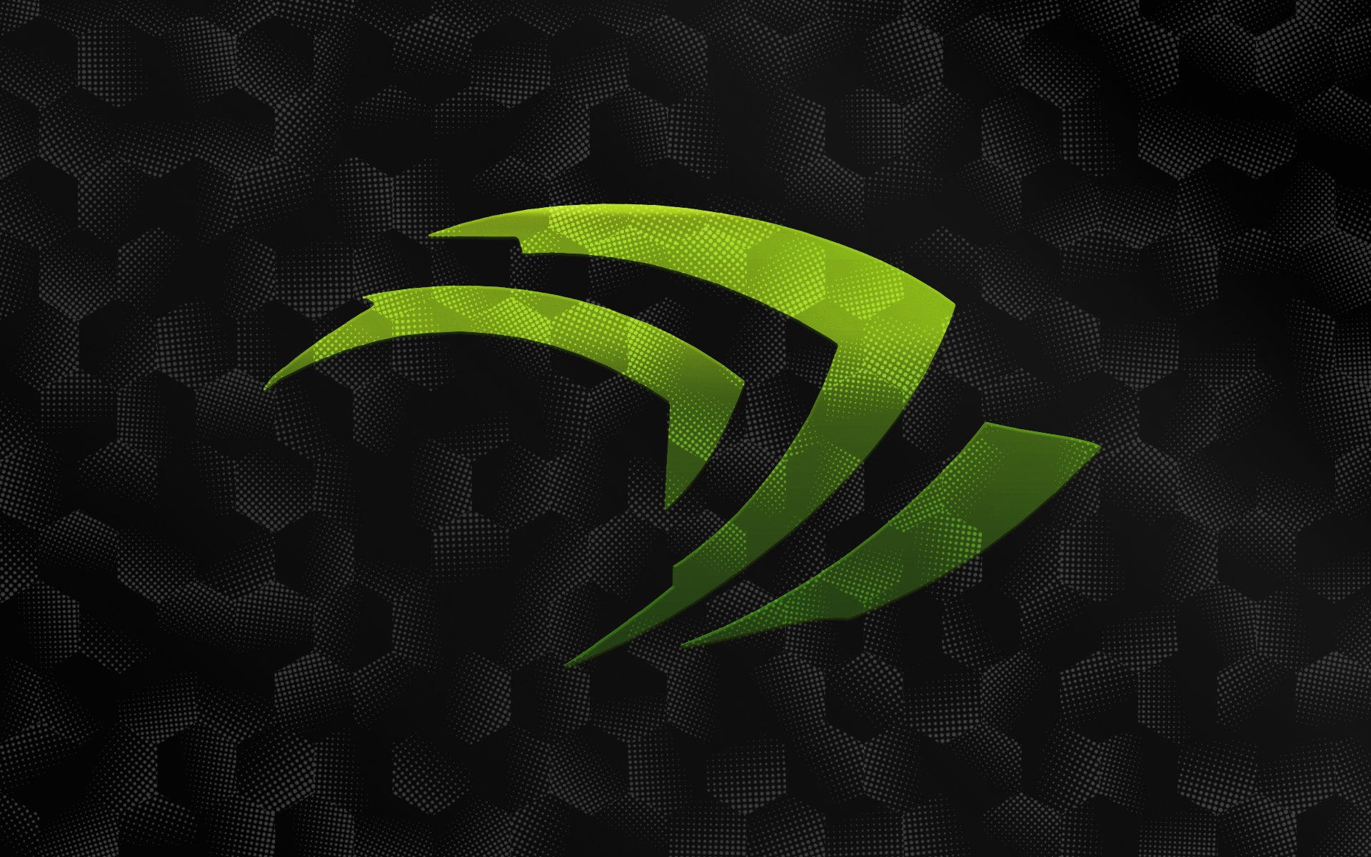 nvidia logotipo verde negro