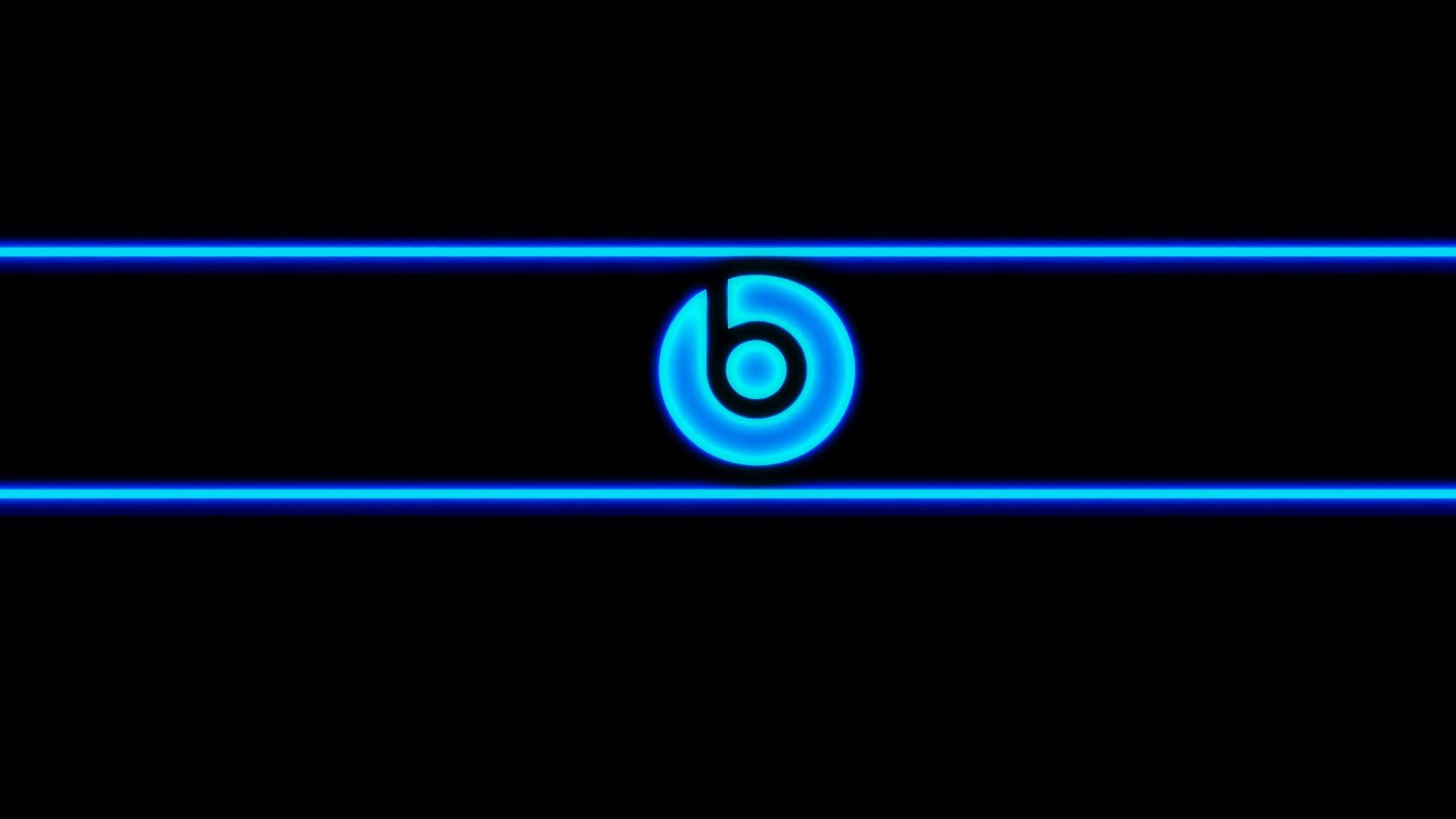 beats audio neon blue