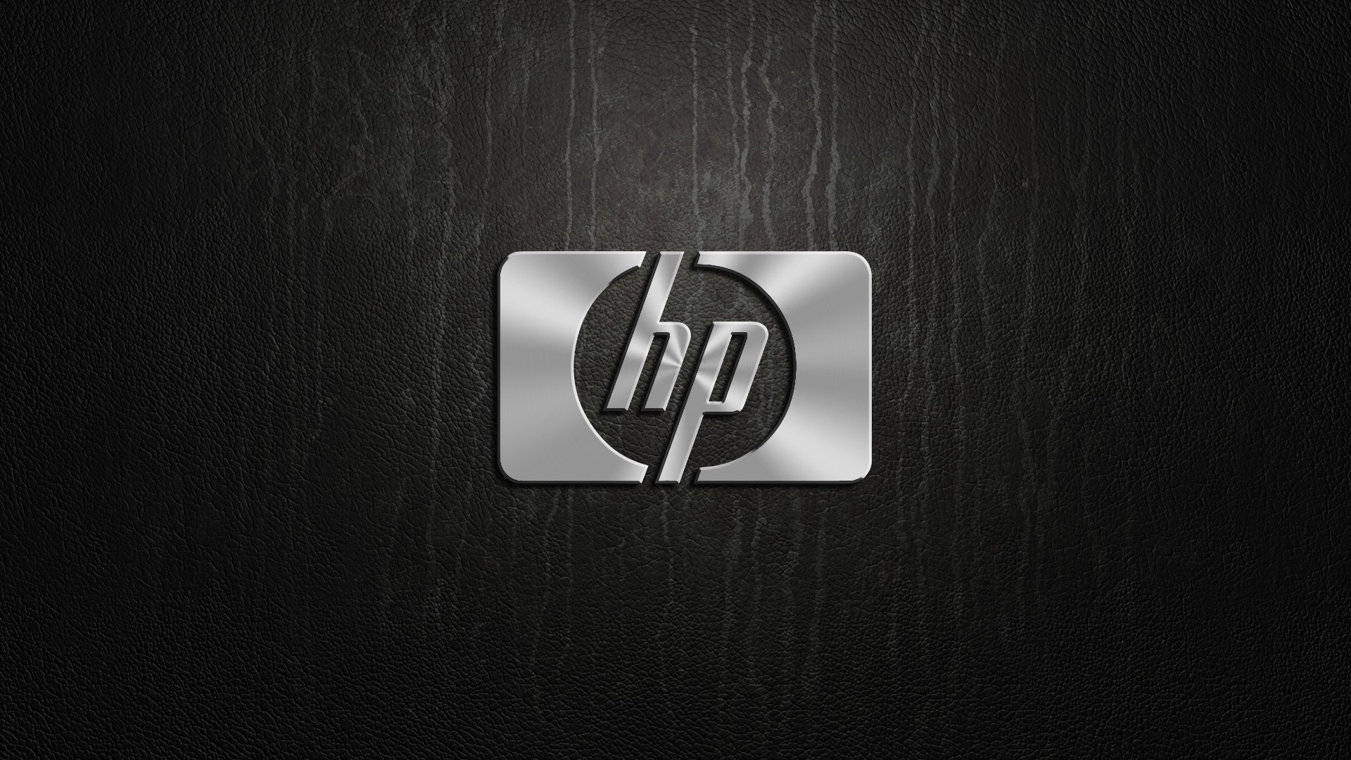 hp logo silber