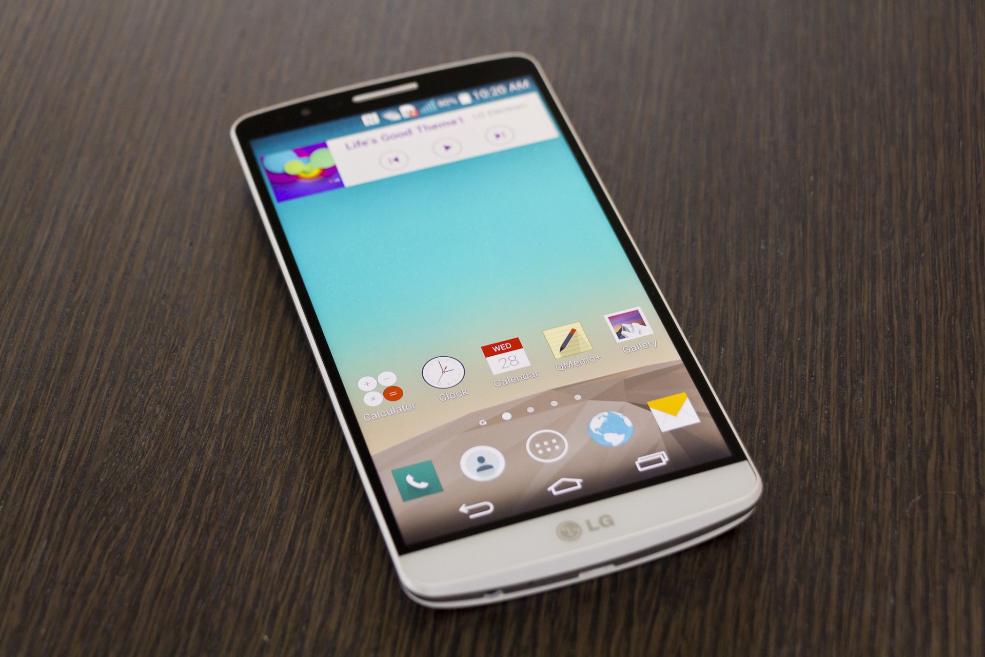 lg g3 smartphone flagship android phone android desk