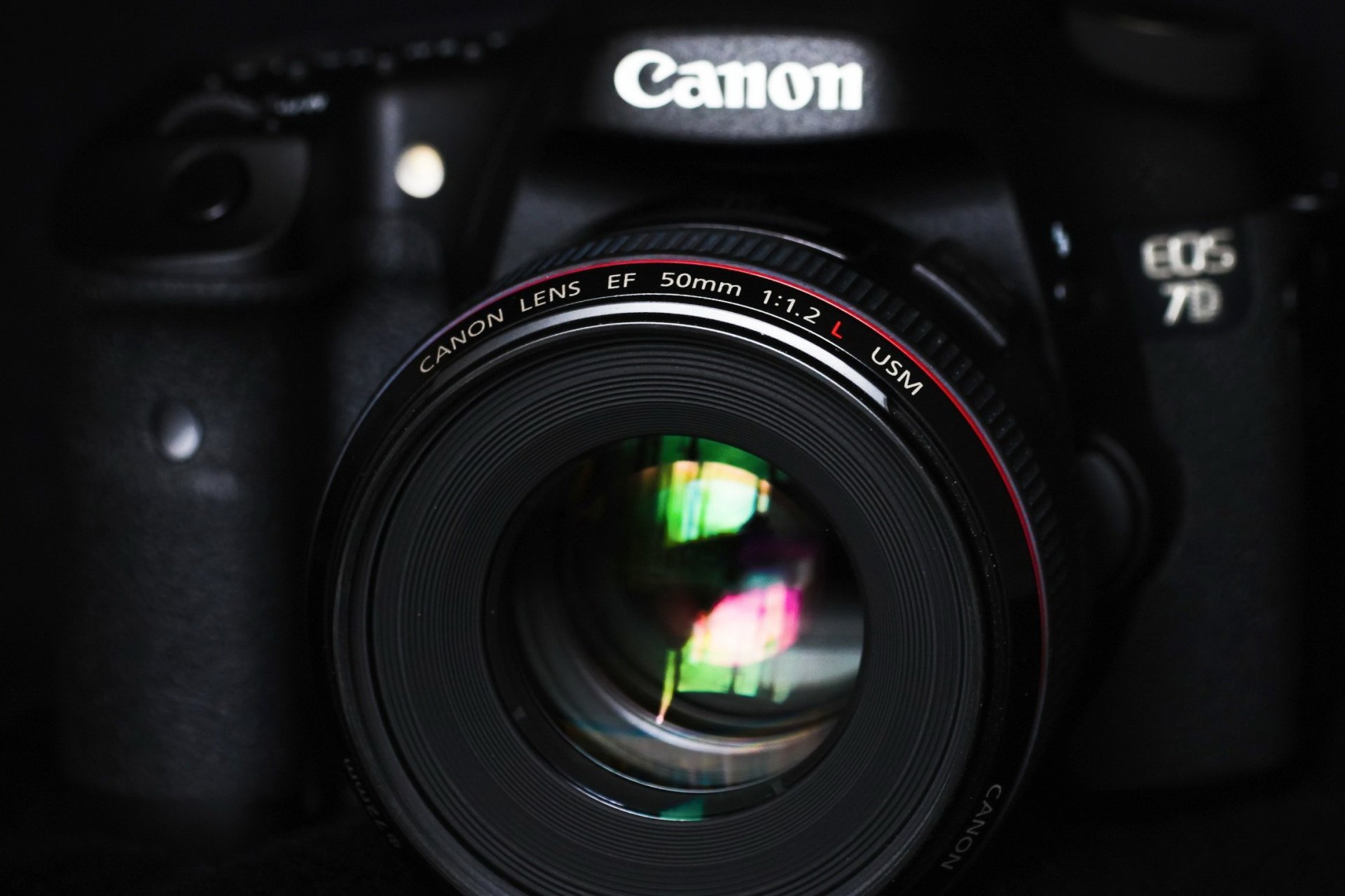 appareil photo canon eos 7d objectif ef 50mm f / 1 2 l