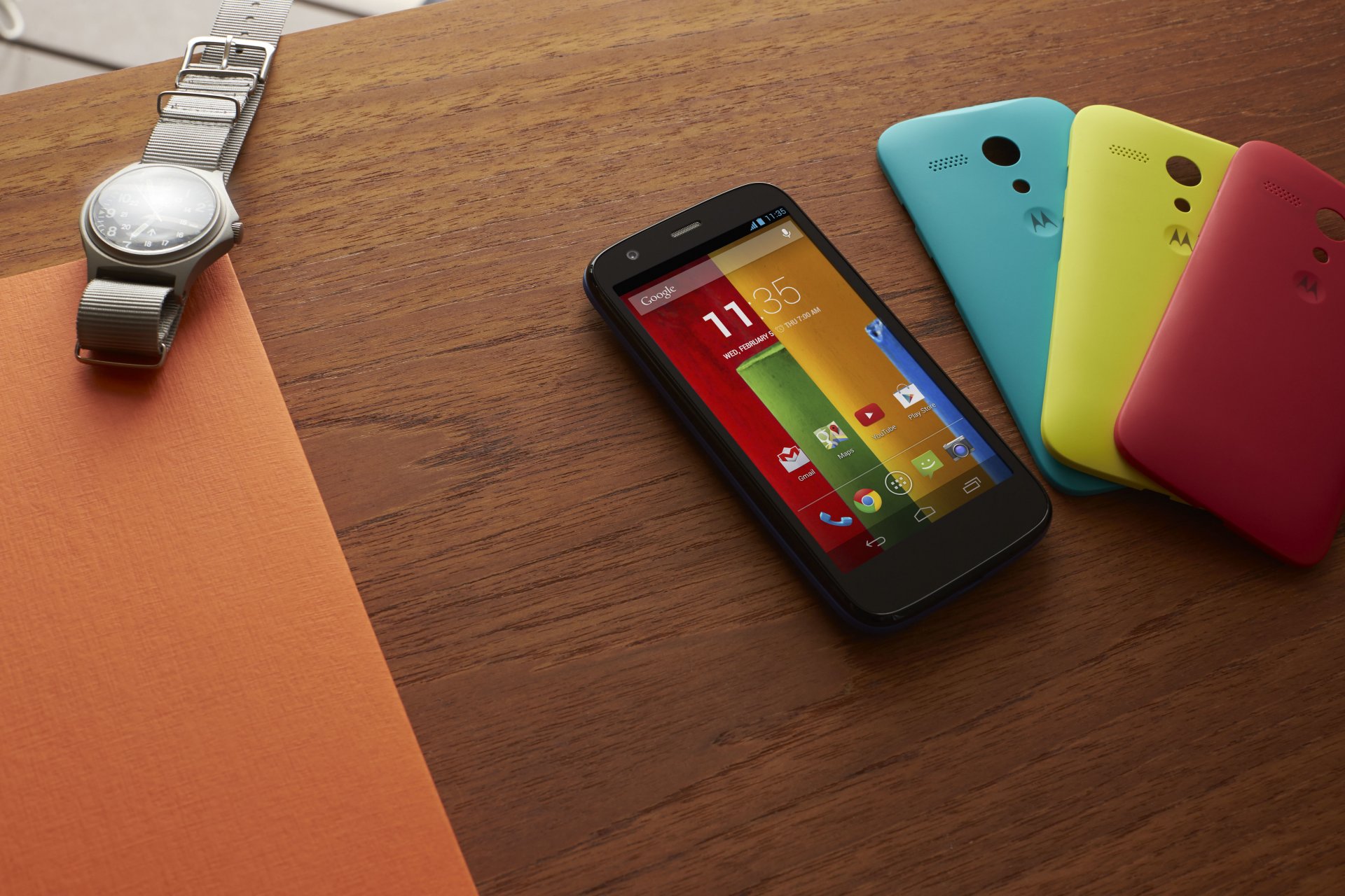 motorola moto g smartphone reloj escritorio cubren cubiertas