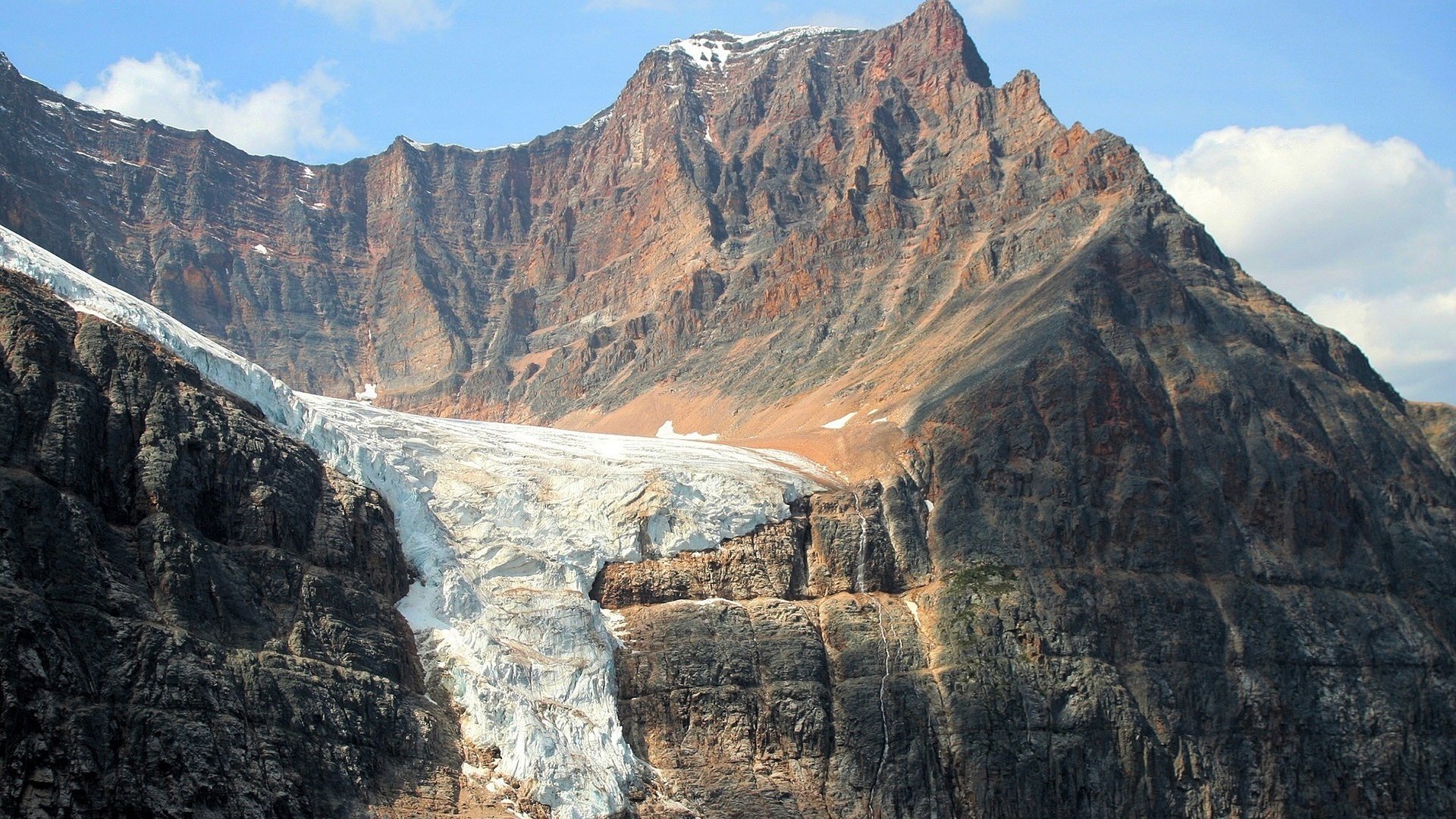 now convergence avalanche gray mountain thaw mountains the sky clouds nature snow melting