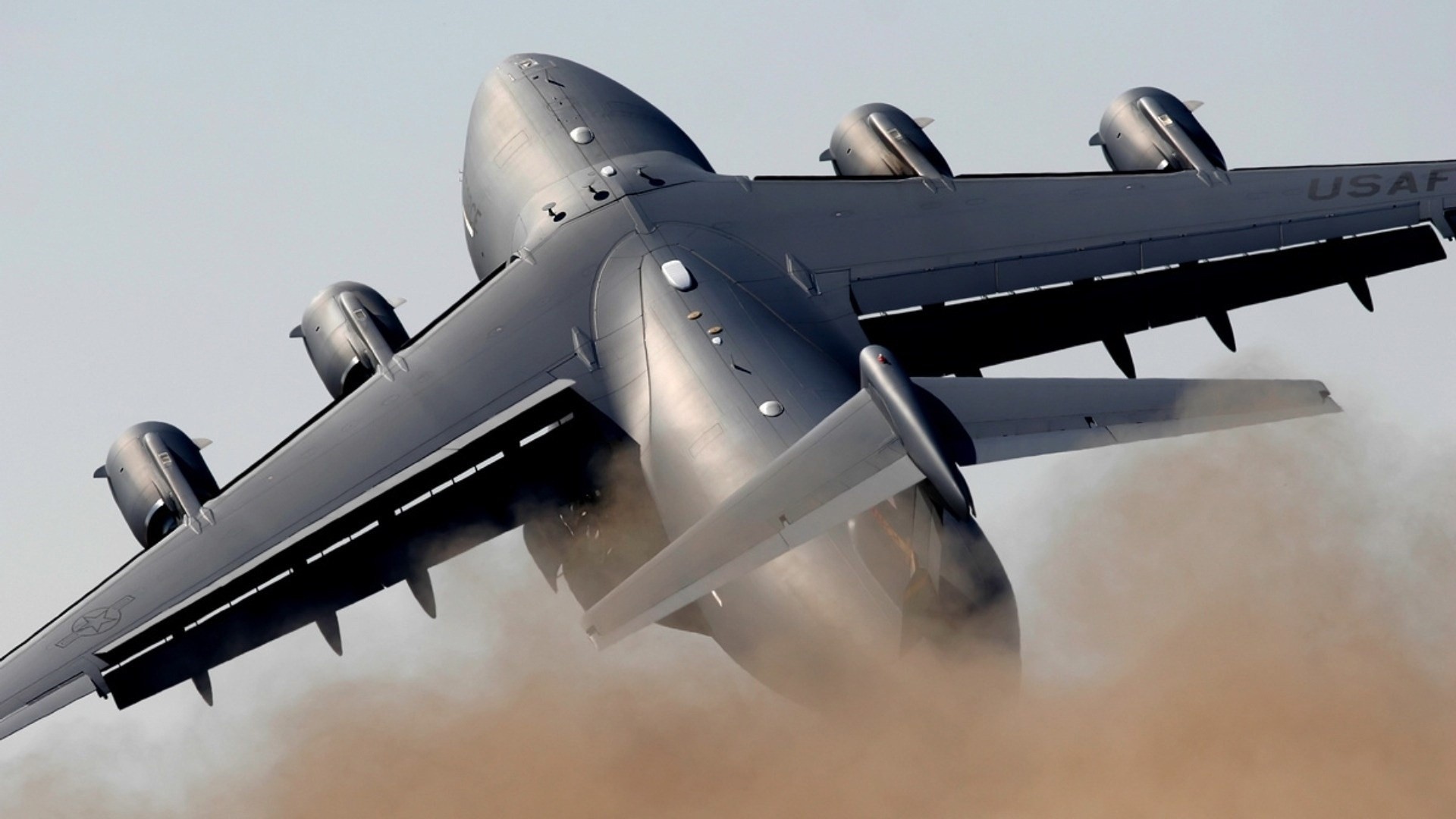 c-17 boeing flugzeug grau makro