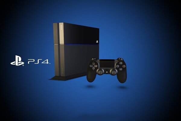 Consola de videojuegos moderna playstation 4