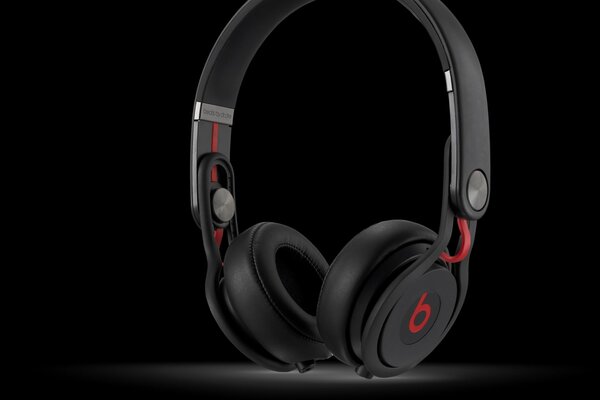 Stylish beats headphones black