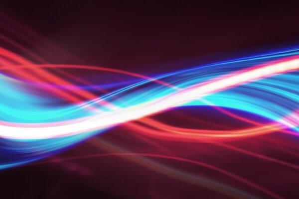 Abstraction of energy flow red blue