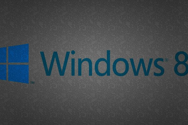 Изображение символики windows на текстурированном фоне