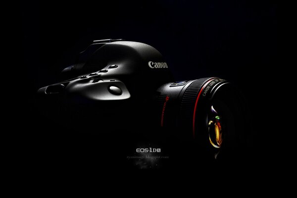 Canon eos-1dx black camera