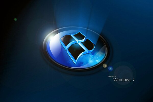 Sfondo classico con logo windows 7