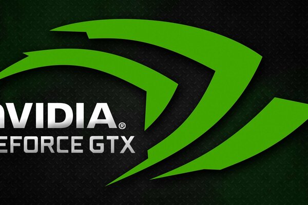 Grünes nvidia geforce gtx Logo