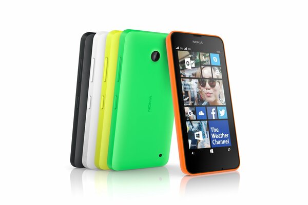 Nokia Lumia en diferentes colores