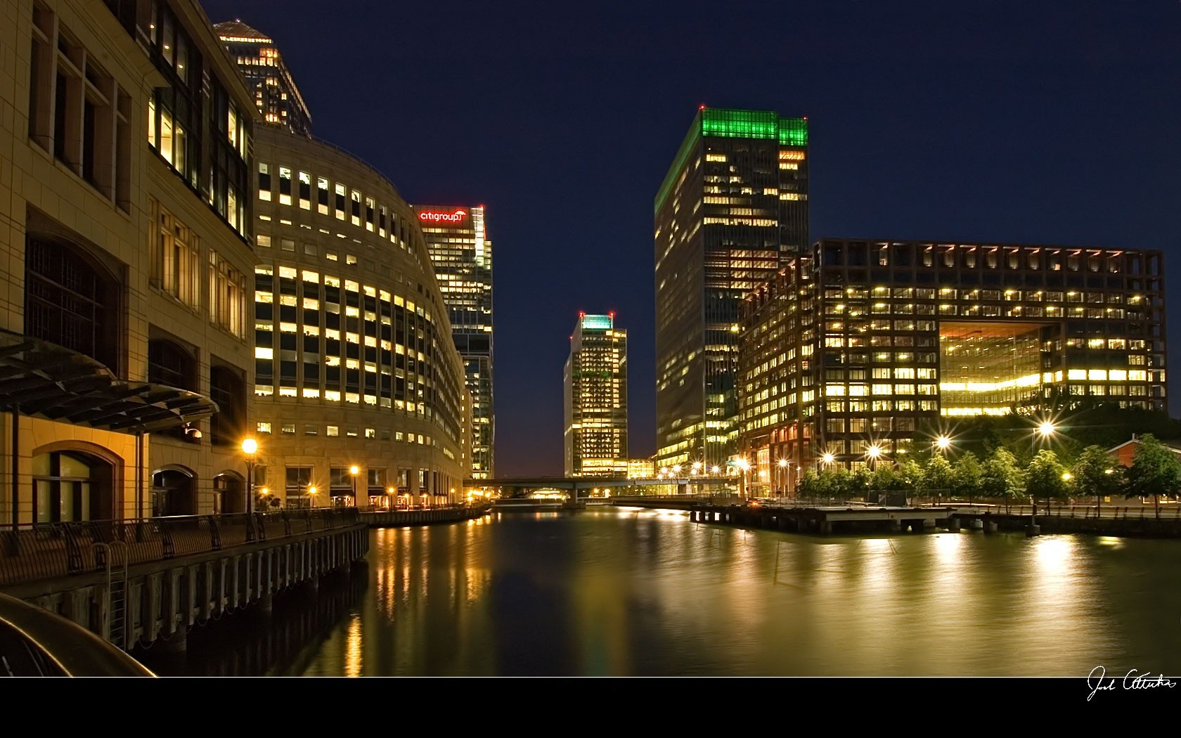 kanarienvogel pier london gebäude nacht fluss