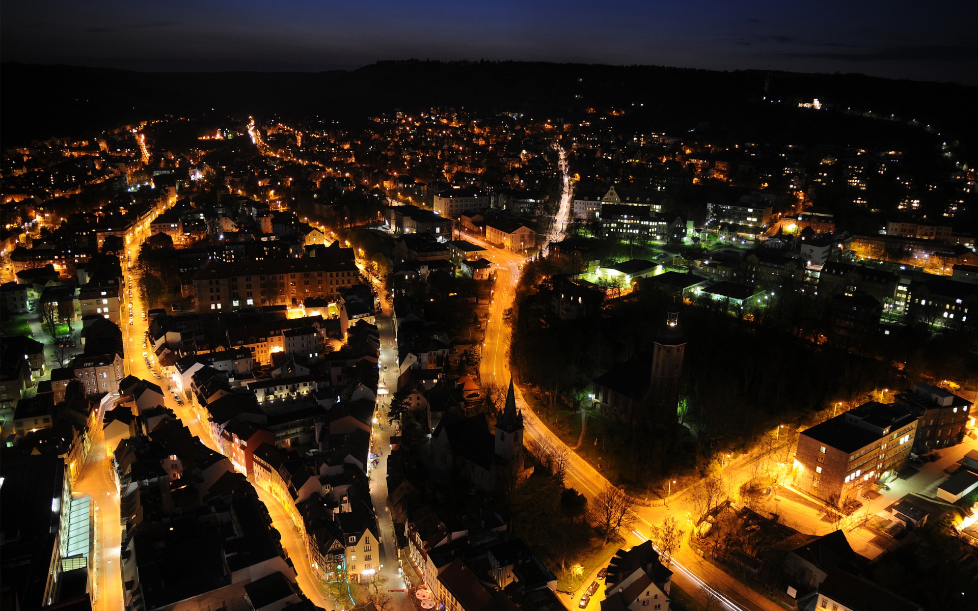 stadt nacht lichter