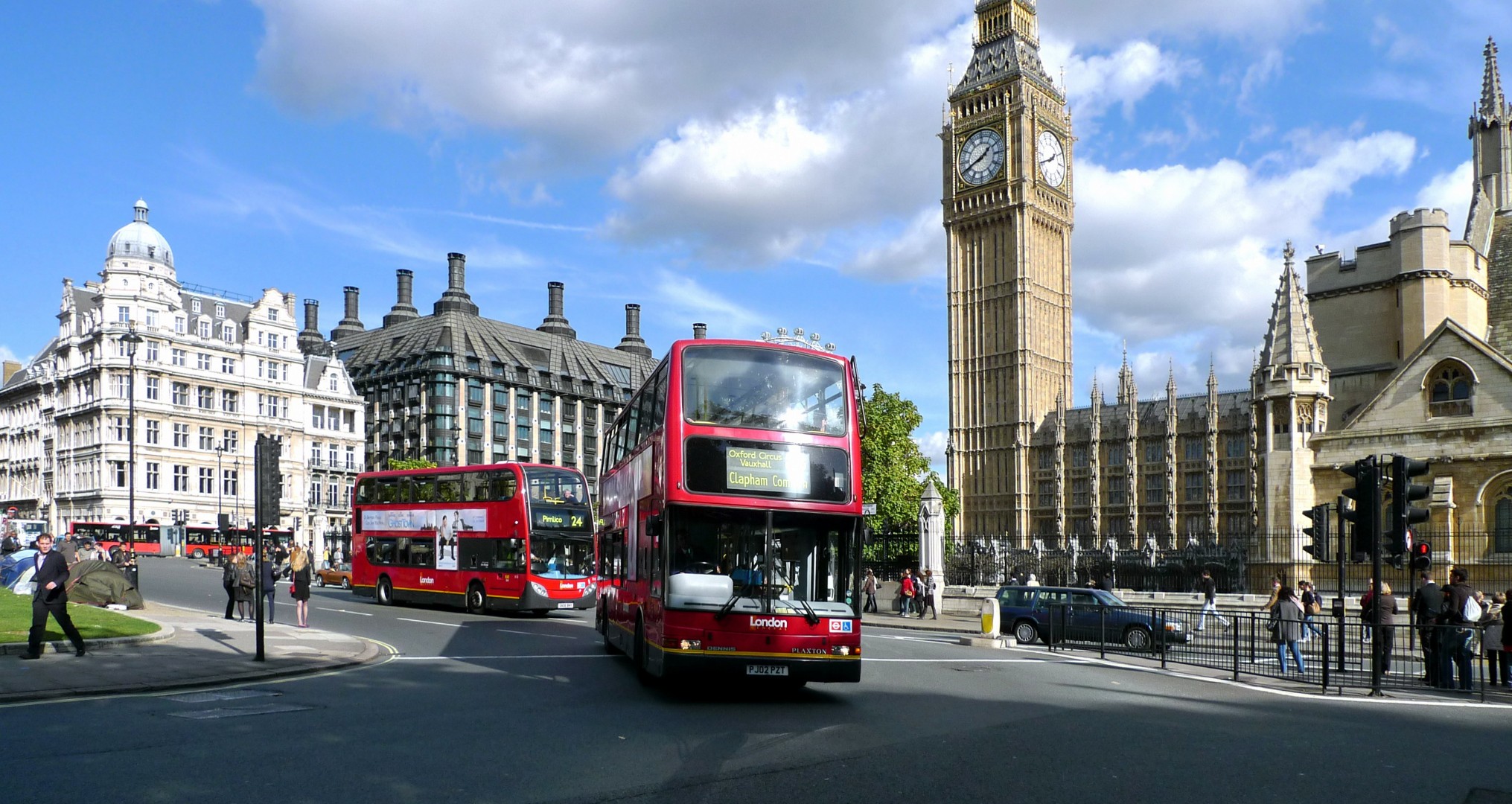 big ben londyn autobusy